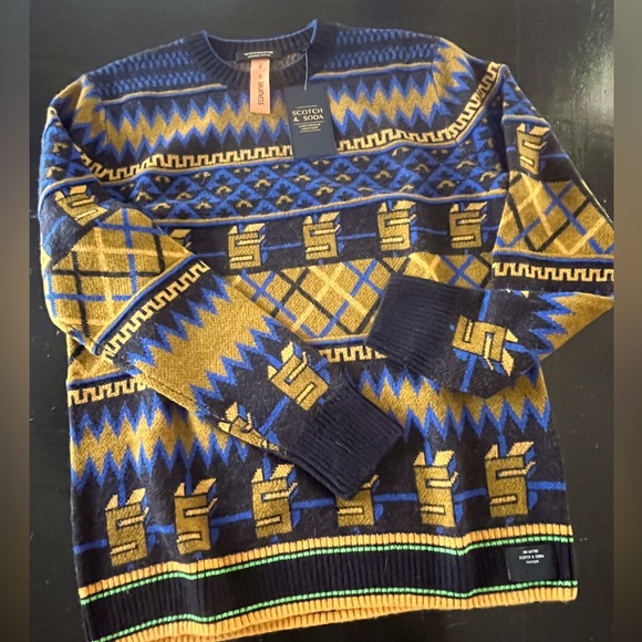 Men’s Scotch & Soda Wool blend sweater - Picture 1 of 9